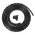 俱威 束线管 开口式理线管电线保护套缠线管送理线器 黑色22mm（50米1包）