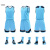 fadidasen新款篮球服套装比赛印制球衣服儿童球衣运动球服队服男 白色 3XS