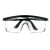 星曌电焊眼镜焊工专用防打眼防强光电弧焊接氩弧焊劳保男护目镜 透明1付(非焊接用)(送眼镜袋+布)