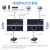 HDMI延长器支持交换机网线RJ45转高清分配器1分2一进4出8路 200米HDMI带USB 1发1收 1080P 200m