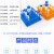 铸固 两用离心管架 是实验室塑料可拆卸多功能试管架颜色随机 大号（50小孔） 