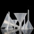 海斯迪克 HKQS-186 塑料透明小漏斗 实验室三角漏斗 耐高温锥形漏斗 60mm长颈（1个）