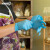 爱马斯 AMMEX APFGWCHD一次性丁腈手套家务厨房实验室工业劳保  蓝色加厚型丁腈手套 天蓝色 L