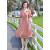 追汐广东广州沙河高端连衣裙中年女装夏装连衣裙洋气2024新款40岁 粉色 XL