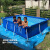 莫肖尔充气游泳池超大成人intex号儿童家用加厚支架水池养鱼池宠物洗澡 INTEX2.2X1.5X0.6米(长宽高)
