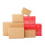 山顶松 纸箱 硬纸壳快递飞机盒 瓦楞纸盒包装 3层 11号(145x85x105mm) 100个