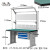 驰兔重型钳工工作台板电子维修车间流水线桌子带抽屉电操作台 CT-TF-2C12075B