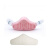 防尘鼻罩防花粉防灰尘防喷溅易呼吸防油烟电焊面罩主体可清洗 粉色鼻罩+10片滤棉