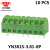 3.81mm炎牛接插件凤凰斜面PCB接线端子YN381S/DG/KF127S/SMKDS1 YN381S-3.81-8P(10只)