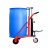 手动液压油桶搬运车直角圆桶铁桶塑料桶液转运装卸车简易手推车 铁塑两用聚氨酯轮
