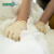 爱马斯 一次性橡胶手套 实验室工业清洁防护手套 米黄 M码 300415