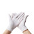 爱马斯 APFWCMD一次性丁腈手套标准型无粉麻面左右手通用白色M码 100只装
