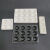 实验室陶瓷反应板点滴板白色黑色6孔耐酸碱理化瓷比色板井穴板 12孔白2个