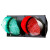 定制交通灯交通信号灯二单元300mm红绿灯停车场指示信号灯LED信号 1单元300MM红圆灯