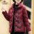 俞兆林（YUZHAOLIN）中国风妈妈装羽绒服女高级感洋气绣花女冬装中老年秋冬老人婚宴 红色 XL 125-135斤
