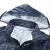 SAFEMAN君御 N211-1A带反光条雨衣套装户外电动车自行车耐穿防水 藏青色 XL