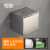 铸固 不锈钢纸巾盒 卫生间收纳两用防水抽纸盒加厚方形卷纸抽纸  K17-灰色