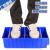 零件收纳盒过滤塑料周转箱窄长条工具置物整理物料盒螺丝五金工具盒 加厚款外（300x117x90）蓝色 加厚款外（300*234*90）蓝色