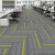 达尼胜 办公室地毯批商用写字楼公司大面积拼接方块地毯 25*100CM长条绿+灰