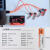 SORBO硕而博带usb可充电电池5号1.5v锂电池AA罗技g304无线鼠标7号 橘色版五号4节