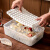 OIMG日本冰块模具商用大容量冻制冰盒冰箱储冰器家用自制冰格储存神器 4层280格-手提密封制冰盒套装