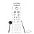 兰诗（LAUTEE）SY1310 实验室标准对数视力表 pvc视力测试表 卡通+遮眼板+指挥棒