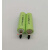镍氢NI-MH5号AA尖头平头1.2V2.4V带焊脚焊片话筒剃须刀理发器电池 绿色2000+ - 焊片2.4V