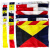 谋福（CNMF）航海船用国际信号旗 字母数字旗满旗通语通讯旗 全套正2信号旗（135*120厘米）