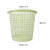 海斯迪克 多功能办公室卫生间垃圾桶 塑料垃圾桶镂空垃圾桶纸篓 颜色随机1个 HKT-392