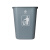 加厚塑料户外垃圾桶大号商用收纳桶家用厨房无盖办公室楼道环保桶 30升无盖垃圾桶（黑色）