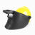 凯瑞达高空焊工防护电焊全自动焊帽头戴式自动变光焊工面罩配安全帽作业 真彩变光插槽式面罩