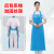HKNATPU防水背带围裙车间屠宰场防油污耐磨工作服餐厅厨房厨师服 白色围裙（20丝） 均码