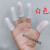 硅胶手指保护套防干裂保湿手指套受伤手指防磨手指防痛防摩擦透气 白色透气孔款5只5指通用