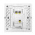 FSL佛山照明 A8系列开关面板86型暗装10A一位双控开关 A8-10K1/2 白色 220V