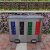 定制脚踏式垃圾桶 分类大号医院带盖商用不锈钢卫生桶 干湿分议价 100L