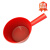 慧家务（Huijiawu）Jxx-8546塑料水瓢 加厚红色水舀子 一体式水勺 耐摔不烂 小号