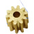 金属齿轮铜齿8至12齿2毫米轴紧凑型遥控车电机马达玩具小齿轮 12铜齿（1个）