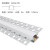 铝合金客厅线型铝槽LED无主灯线条线性灯 MCQLT51-白色盖-2m(配10W 300 MCQLT55黑色钻石盖2m配10W400 其它其它