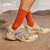 亚瑟士ASICS运动休闲鞋男女同款老爹鞋运动鞋慢跑鞋 GEL-KAHANA TR V2 奶白色/银色 38