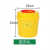 医疗锐器桶废物利器盒黄色一次性锐器盒诊所用圆形方形针头垃圾桶 圆形8升 全新料加厚