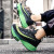 LNML夏季透气跑步鞋男zoom气垫跑鞋体育生学生减震马拉松竞速运动鞋 黑绿 36