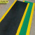 京洲实邦 绿色1.2米宽*1米长 黄边地垫加厚安全通道人字形防滑垫JZSB-9044