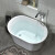 斯博朗一体小户型浴缸独立式贵妃0.8-1.2米可移动日式加深椭圆家用浴缸 1.0米