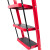 冰禹 红色加厚多功能折叠人字梯 便携多用储物登高梯子 四步梯