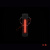 氚气管 氚气管钥匙扣 不锈钢吊坠 挂坠 夜光荧光自发光棒HZD 螺纹款 红色 含一根3.5*25mm氚