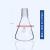 砂芯过滤装置接液瓶外磨口厚壁三角瓶高硼硅玻璃锥形瓶1000ml 250ml/3423