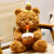 诗贝琪生日礼物泰迪小熊公仔毛绒玩具陪睡抱抱熊玩偶抱枕送闺蜜女友礼物 蛋糕熊 50厘米