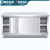 不锈钢工作台厨房操作台面储物柜切菜桌子带拉门案板商用烘焙 组装款长150宽80高80单通