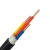 起帆电线电缆 ZCN-YJV3*2.5平方国标铜芯阻燃C级耐火交联电力电缆  黑色1米【20米起售】