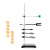 实验室铁架台滴定台蝴蝶夹烧杯夹十字夹烧瓶夹夹铁三环三脚架 夹/冷凝管夹